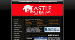 Desktop Screenshot of castlepartyrental.com